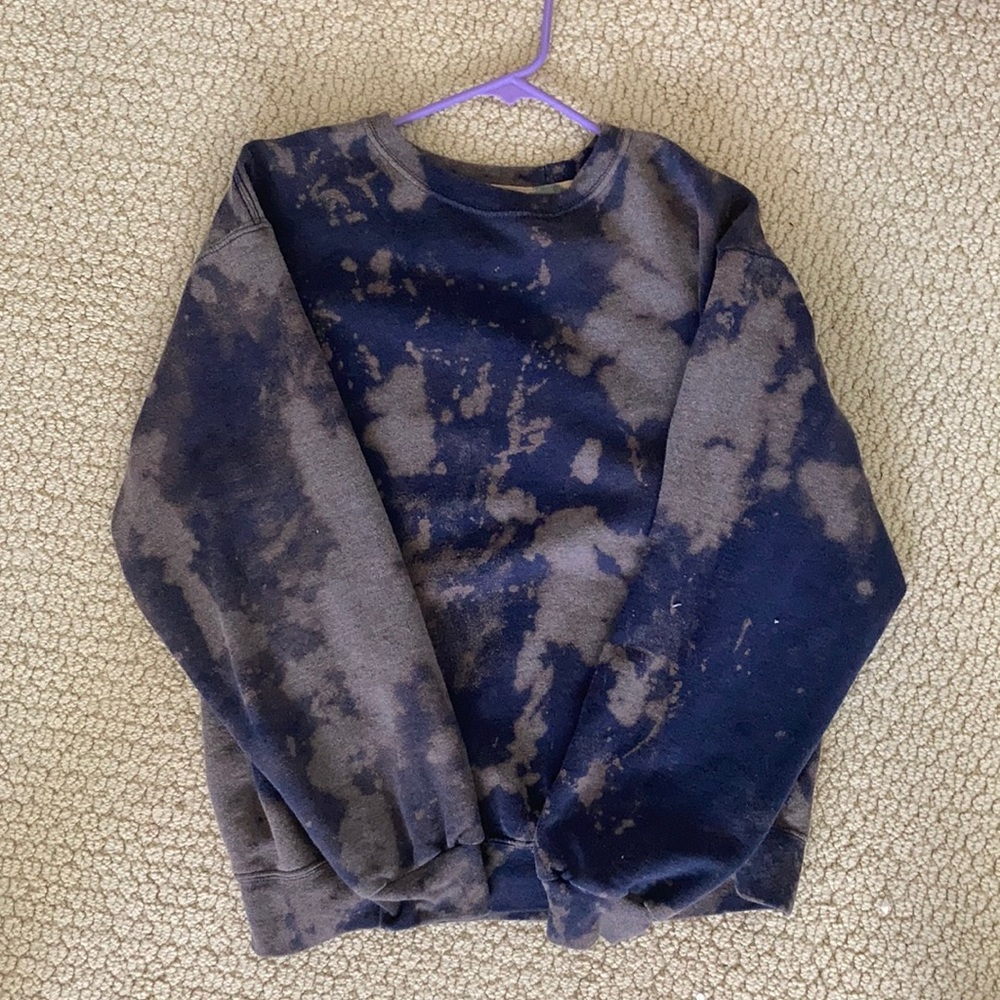 tie dye crewneck sweatshirt